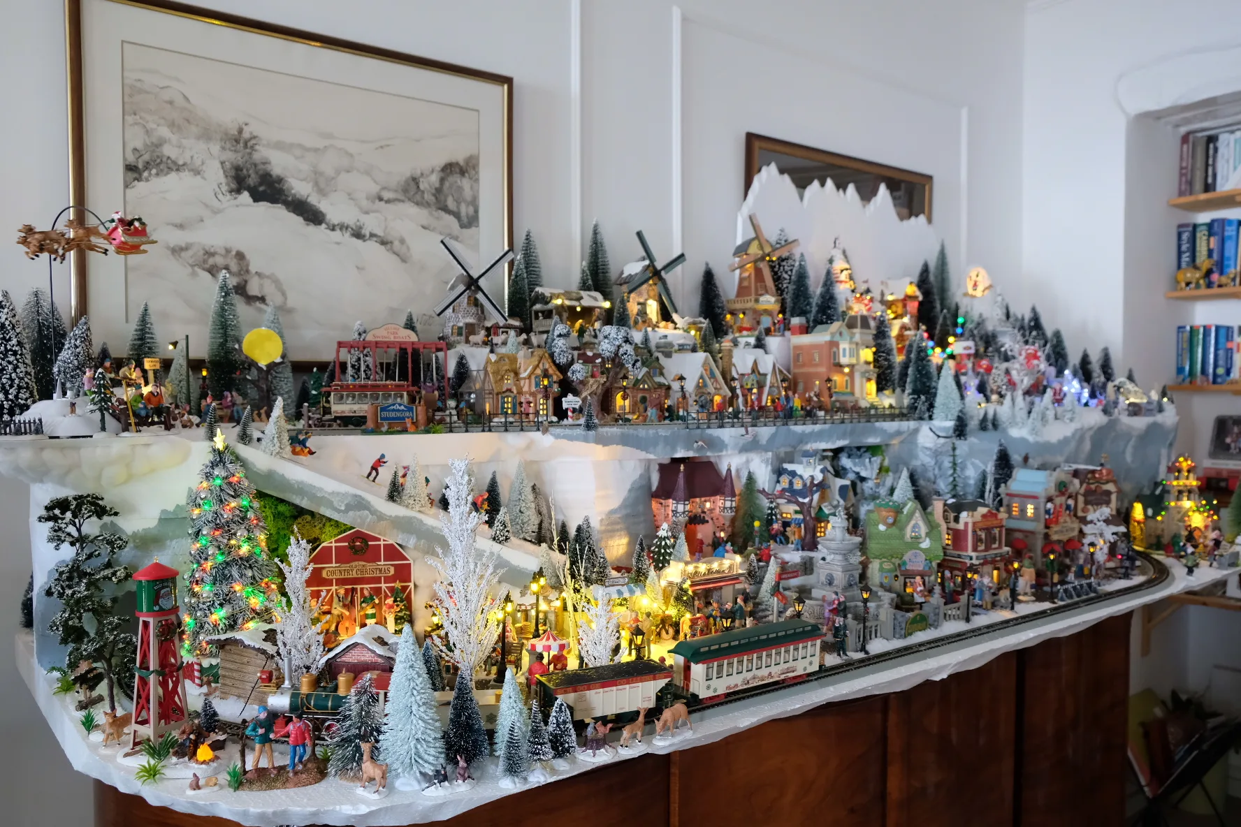 Photos from a little village that changes every winter.